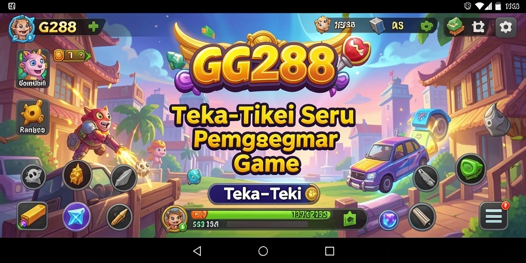 Tampilan antarmuka permainan GG288 dengan teka-teki menarik.
