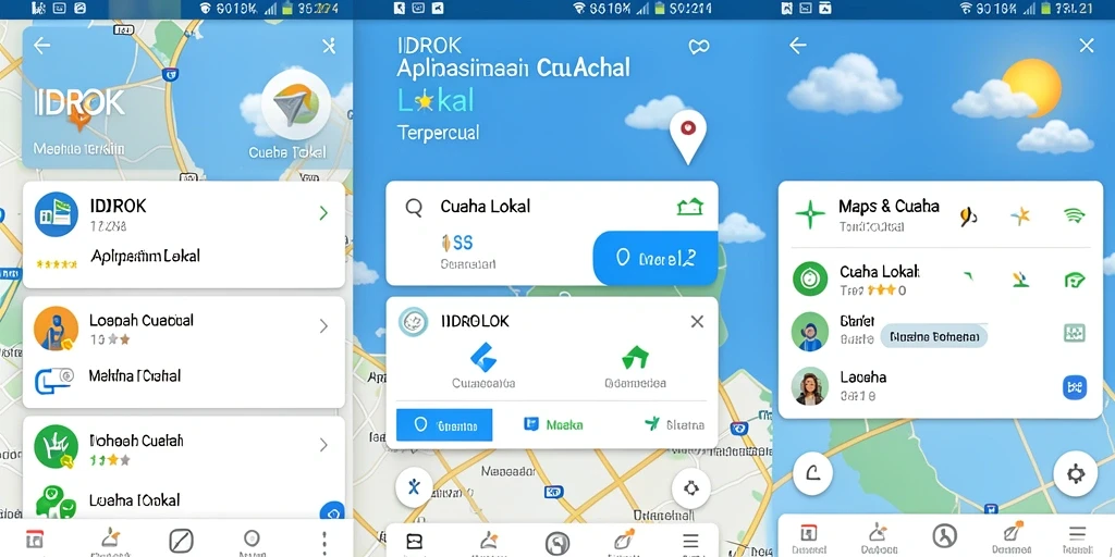 Tampilan antarmuka IDROK yang informatif dan intuitif.