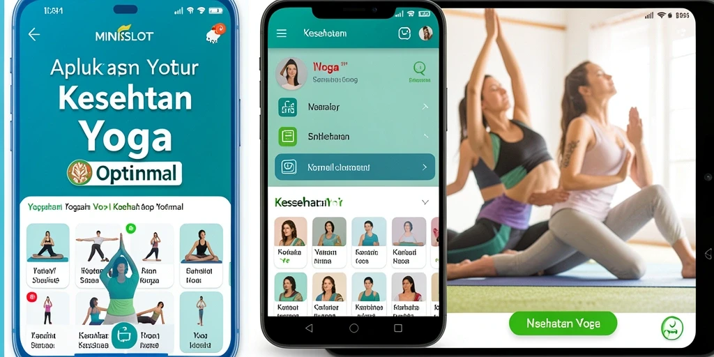 Tampilan antarmuka MINISLOT yang menarik untuk sesi Yoga.