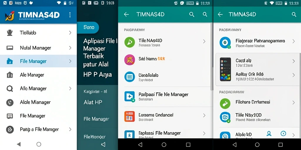 Antarmuka aplikasi TIMNAS4D yang intuitif dan mudah digunakan untuk pengelolaan file.